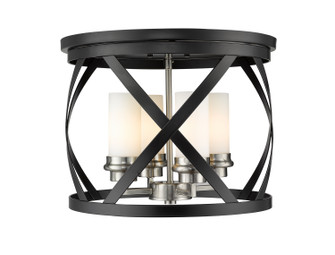 Flush Mounts Cage Style by Z-Lite ( 224 | 481F16-MB-BN Malcalester ) 