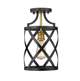 Semi-Flush Mts. Cage by Z-Lite ( 224 | 481F1-MB-OBR Malcalester ) 