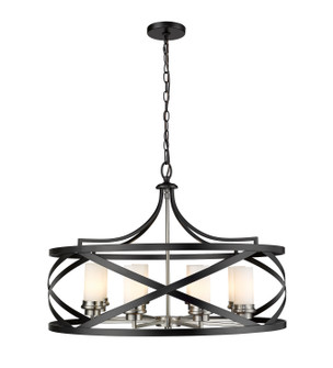 Mid. Chandeliers Glass Up by Z-Lite ( 224 | 481P30-MB-BN Malcalester ) 