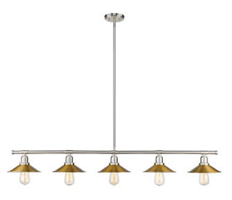 Linear/Island 4 Light + by Z-Lite ( 224 | 613-5L-BN+FB Casa ) 