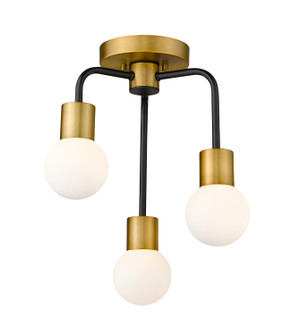Semi-Flush Mts. Multi-port/Cluster by Z-Lite ( 224 | 621-3SF-MB-FB Neutra ) 