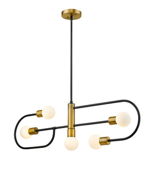 Linear/Island 4 Light + by Z-Lite ( 224 | 621-5L-MB-FB Neutra ) 