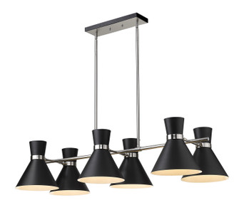 Linear/Island 4 Light + by Z-Lite ( 224 | 728-6L-MB-BN Soriano ) 