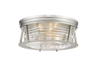 Flush Mounts Bowl Style by Z-Lite ( 224 | 491F3-BN Cape Harbor ) 