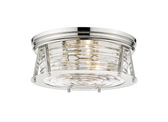 Flush Mounts Bowl Style by Z-Lite ( 224 | 491F3-PN Cape Harbor ) 