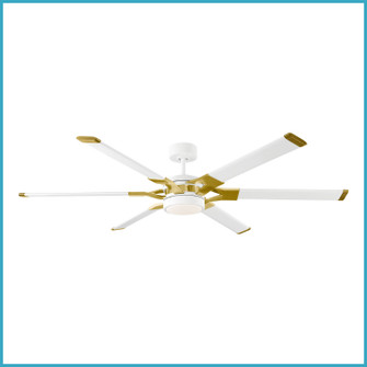 Fans Damp Location by Visual Comfort Fan ( 71 | 6LFR62RZWBBSD Loft 62 ) 
