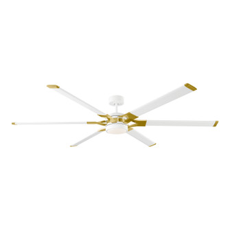 Fans Damp Location by Visual Comfort Fan ( 71 | 6LFR72RZWBBSD Loft 72 ) 
