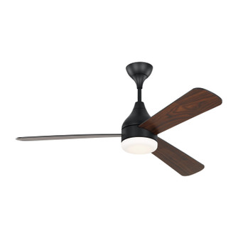 Fans Damp Location by Visual Comfort Fan ( 71 | 3STMSM52MBKD Streaming 52 Smart LED ) 