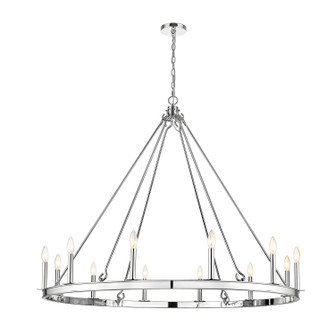 Large Chandeliers Candle by Z-Lite ( 224 | 482R-12PN Barclay ) 