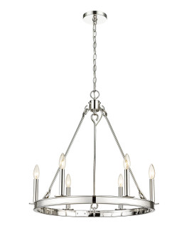 Mid. Chandeliers Candle by Z-Lite ( 224 | 482R-6PN Barclay ) 