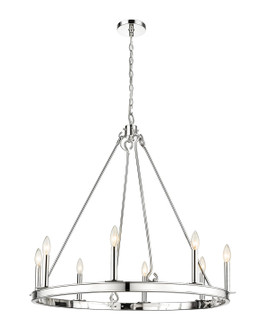 Mid. Chandeliers Candle by Z-Lite ( 224 | 482R-8PN Barclay ) 