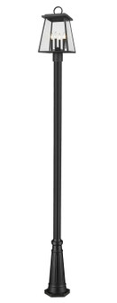 Exterior Post/Pier Head by Z-Lite ( 224 | 521PHBR-519P-BK Broughton ) 