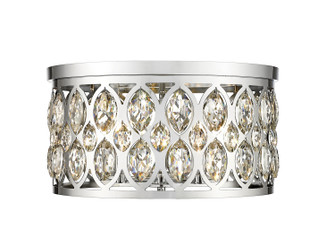 Flush Mounts Drum Shade by Z-Lite ( 224 | 6010F18CH Dealey ) 