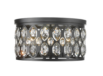 Flush Mounts Drum Shade by Z-Lite ( 224 | 6010F18MB Dealey ) 
