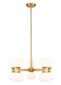 Mid. Chandeliers Glass Up by Z-Lite ( 224 | 494-10MGLD Artemis ) 