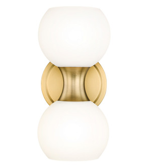 Sconces Double Glass by Z-Lite ( 224 | 494-2S-MGLD Artemis ) 