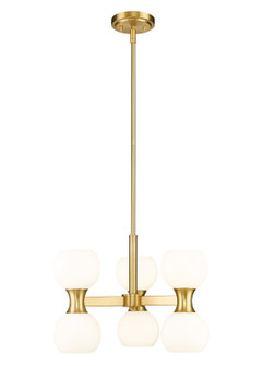 Mini Chandeliers Glass Shade by Z-Lite ( 224 | 494-6MGLD Artemis ) 