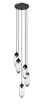 Mini Chandeliers Multi-Port/Cascade by Z-Lite ( 224 | 651P-5R-MB Arden ) 