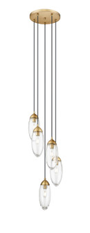 Mini Chandeliers Multi-Port/Cascade by Z-Lite ( 224 | 651P-5R-RB Arden ) 