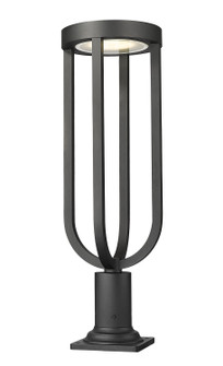 Exterior Post/Pier Head by Z-Lite ( 224 | 5005PHB-533PM-BK-LED Leland ) 