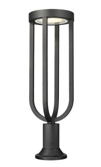 Exterior Post/Pier Head by Z-Lite ( 224 | 5005PHB-553PM-BK-LED Leland ) 