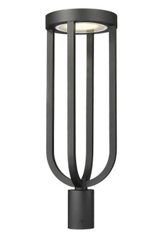 Exterior Post/Pier Head by Z-Lite ( 224 | 5005PHB-BK-LED Leland ) 