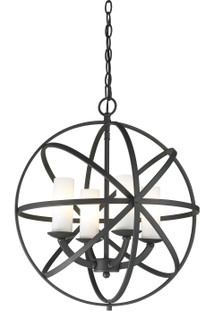 Mini Chandeliers Sphere by Z-Lite ( 224 | 6017-4S-BRZ Aranya ) 