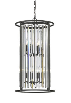 Foyer/Hall Lanterns Glass w/Frame by Z-Lite ( 224 | 439-8BRZ Monarch ) 