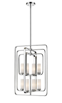 Foyer/Hall Lanterns Glass w/Frame by Z-Lite ( 224 | 6000-8B-CH Aideen ) 