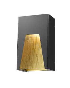 Exterior Wall Mt./Flush by Z-Lite ( 224 | 561S-BK-GD-CSL-LED Millenial ) 