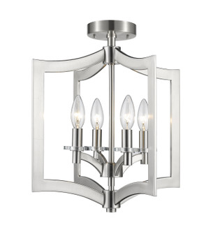 Semi-Flush Mts. Cage by Z-Lite ( 224 | 6008SFC-BN Zander ) 