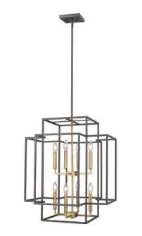 Foyer/Hall Lanterns Open Frame by Z-Lite ( 224 | 454-28BRZ-OBR Titania ) 