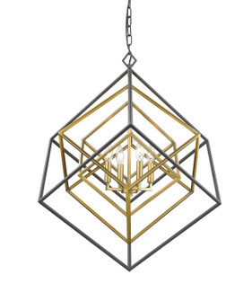 Foyer/Hall Lanterns Open Frame by Z-Lite ( 224 | 457-4OBR-BRZ Euclid ) 