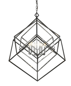 Foyer/Hall Lanterns Open Frame by Z-Lite ( 224 | 457-6CH-MB Euclid ) 