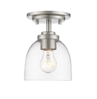 Semi-Flush Mts. Glass Down by Z-Lite ( 224 | 460F1-BN Ashton ) 