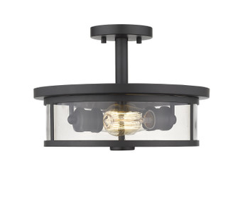 Semi-Flush Mts. Bowl Style by Z-Lite ( 224 | 462SF14-BRZ Savannah ) 