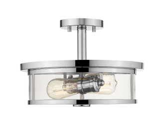 Semi-Flush Mts. Bowl Style by Z-Lite ( 224 | 462SF14-CH Savannah ) 