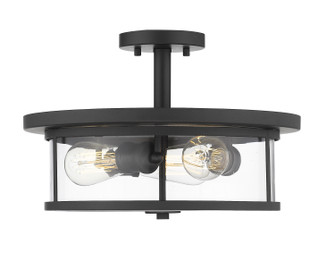 Semi-Flush Mts. Bowl Style by Z-Lite ( 224 | 462SF16-BRZ Savannah ) 