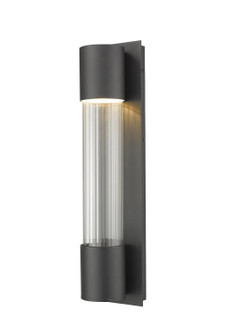Exterior Wall Mt./Flush by Z-Lite ( 224 | 575M-BK-LED Striate ) 