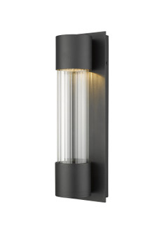 Exterior Wall Mt./Flush by Z-Lite ( 224 | 575S-BK-LED Striate ) 