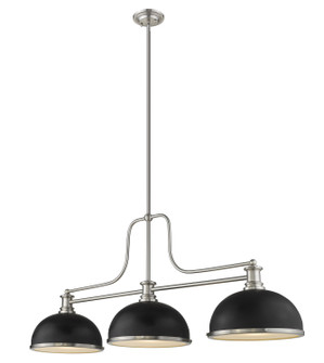 Linear/Island 3 Light Bar by Z-Lite ( 224 | 725-3BN-D12MB+BN Melange ) 