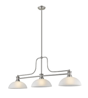 Linear/Island 3 Light Bar by Z-Lite ( 224 | 725-3BN-DWL14 Melange ) 