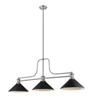 Linear/Island 3 Light Bar by Z-Lite ( 224 | 725-3BN-MMB Melange ) 