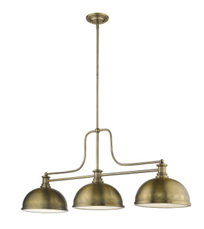 Linear/Island 3 Light Bar by Z-Lite ( 224 | 725-3HBR-D12HBR Melange ) 