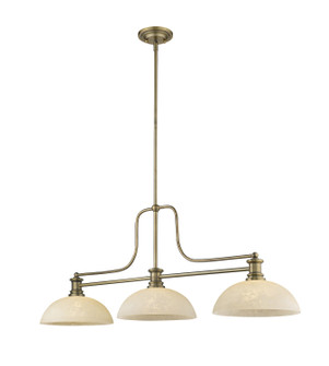 Linear/Island 3 Light Bar by Z-Lite ( 224 | 725-3HBR-DGM14 Melange ) 