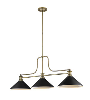 Linear/Island 3 Light Bar by Z-Lite ( 224 | 725-3HBR-MMB Melange ) 