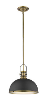 Pendants Metal Shade by Z-Lite ( 224 | 725P12-BRZ+HBR Melange ) 