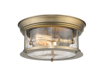 Flush Mounts Drum Shade by Z-Lite ( 224 | 727F10-HBR Sonna ) 